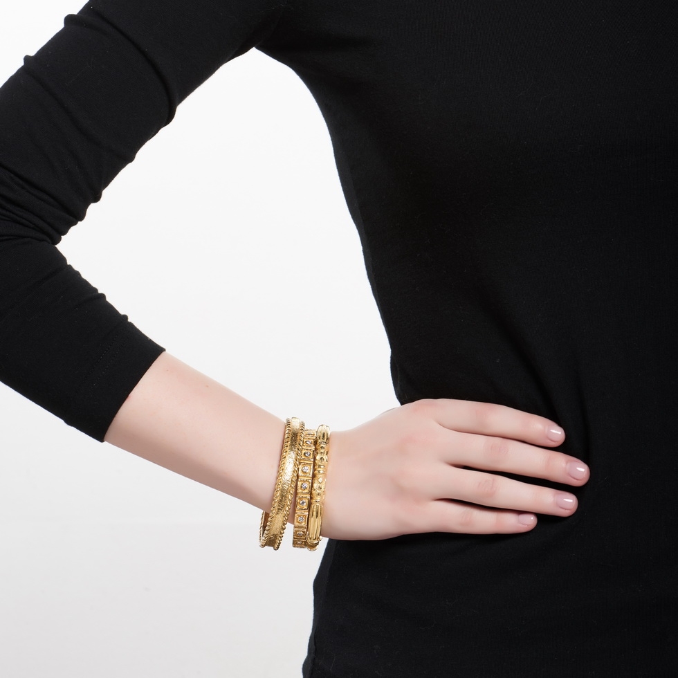 "Sparks" Bangle  B-1244,_B-1242_B-1023_on_model1.jpg