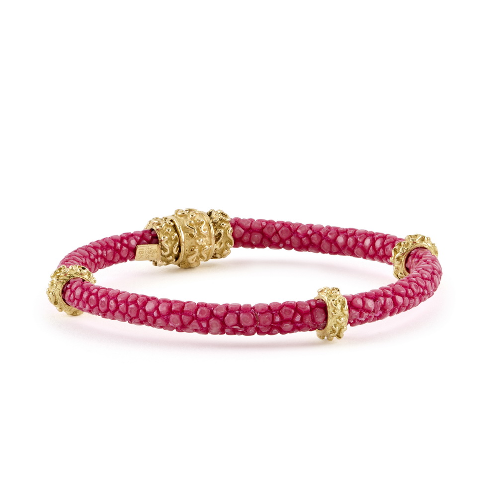 "Fuchsia" Stingray Bracelet