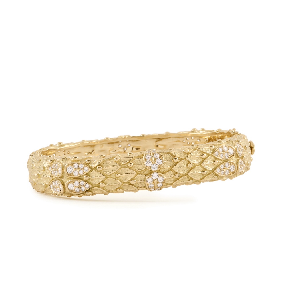 Medium "Woodlands" Bangle with Diamonds B-1369-16368,_Med_Woodland_Bangle_w_Dia.jpg