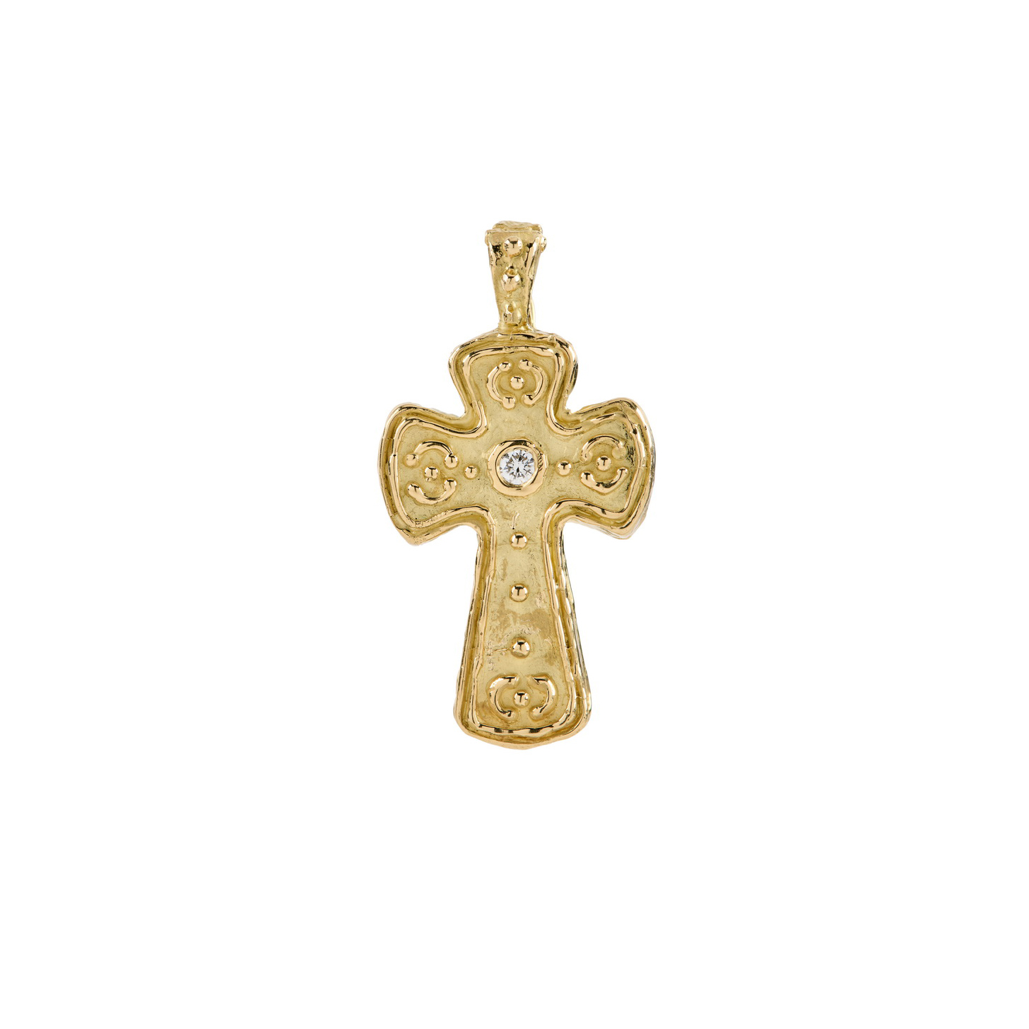 Small "Lyon's" Cross with Diamond