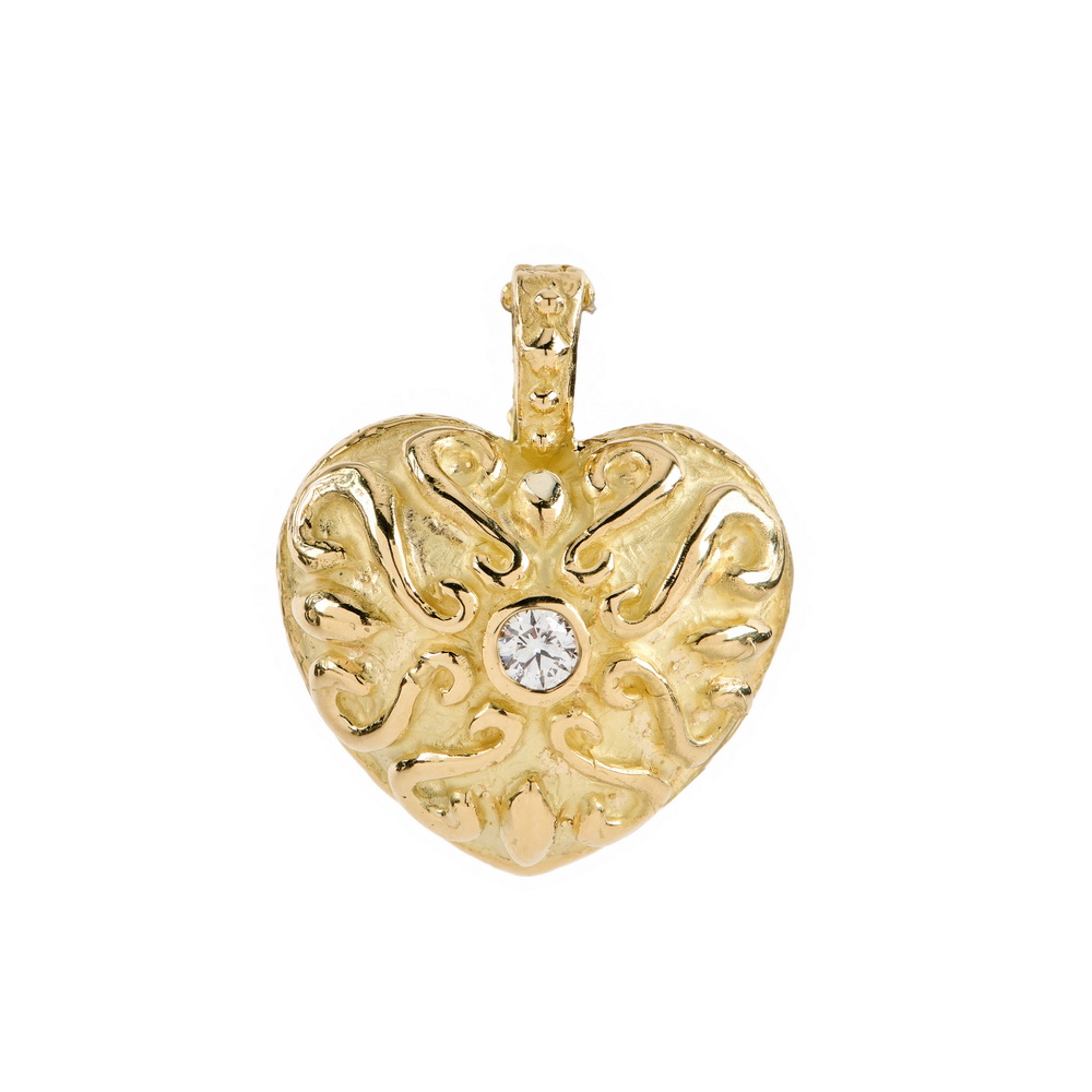 Medium "Ma Cherie" Heart Pendant with Diamond