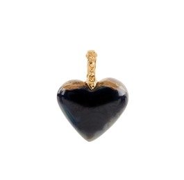 Lighting Ridge Black Opal “Heart” Pendant