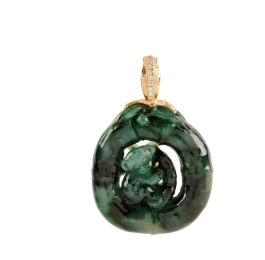 Diamond Carved Jade 