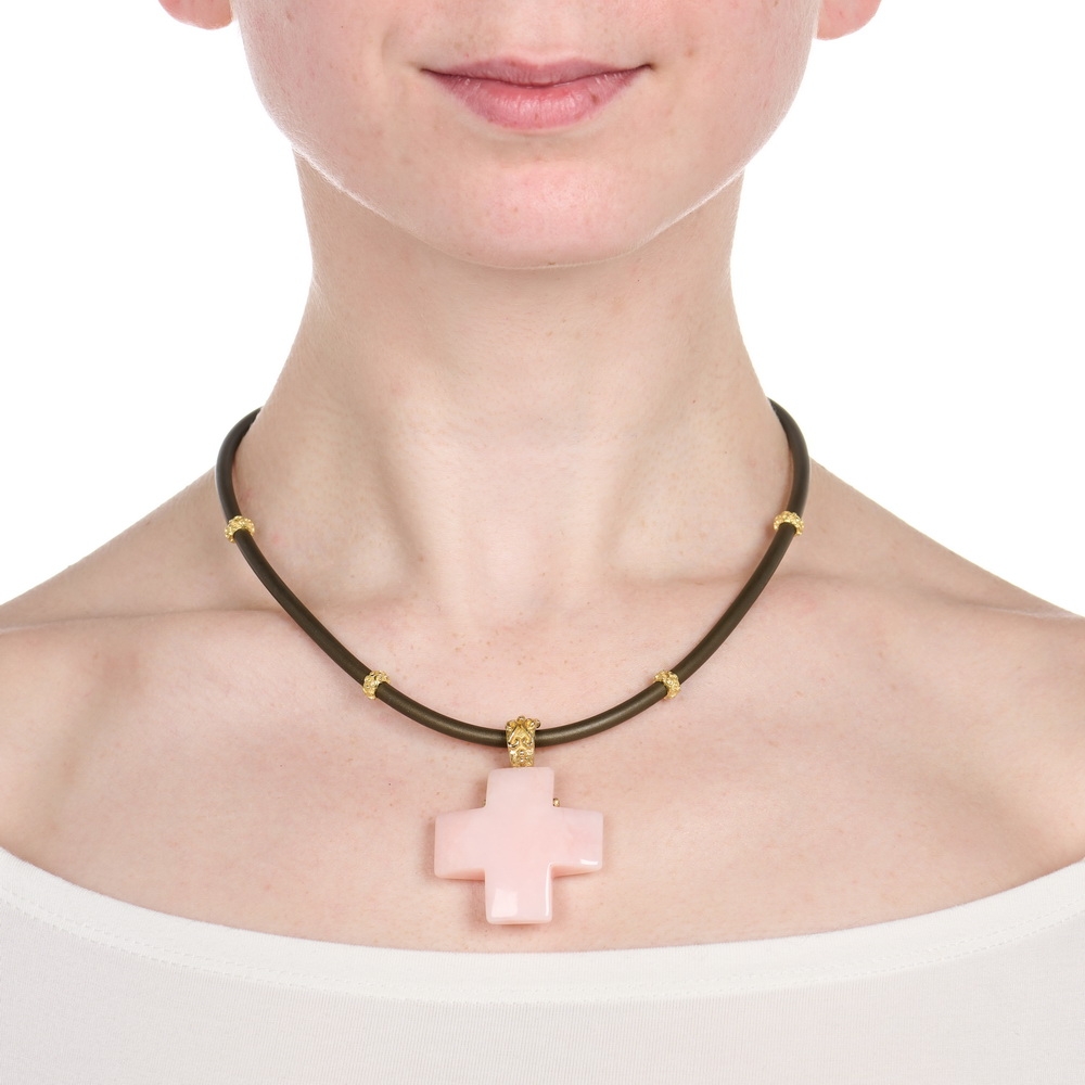 Pink Opal Cross Pendant D-1472-17110_on_N-1926-15818_on_model.jpg