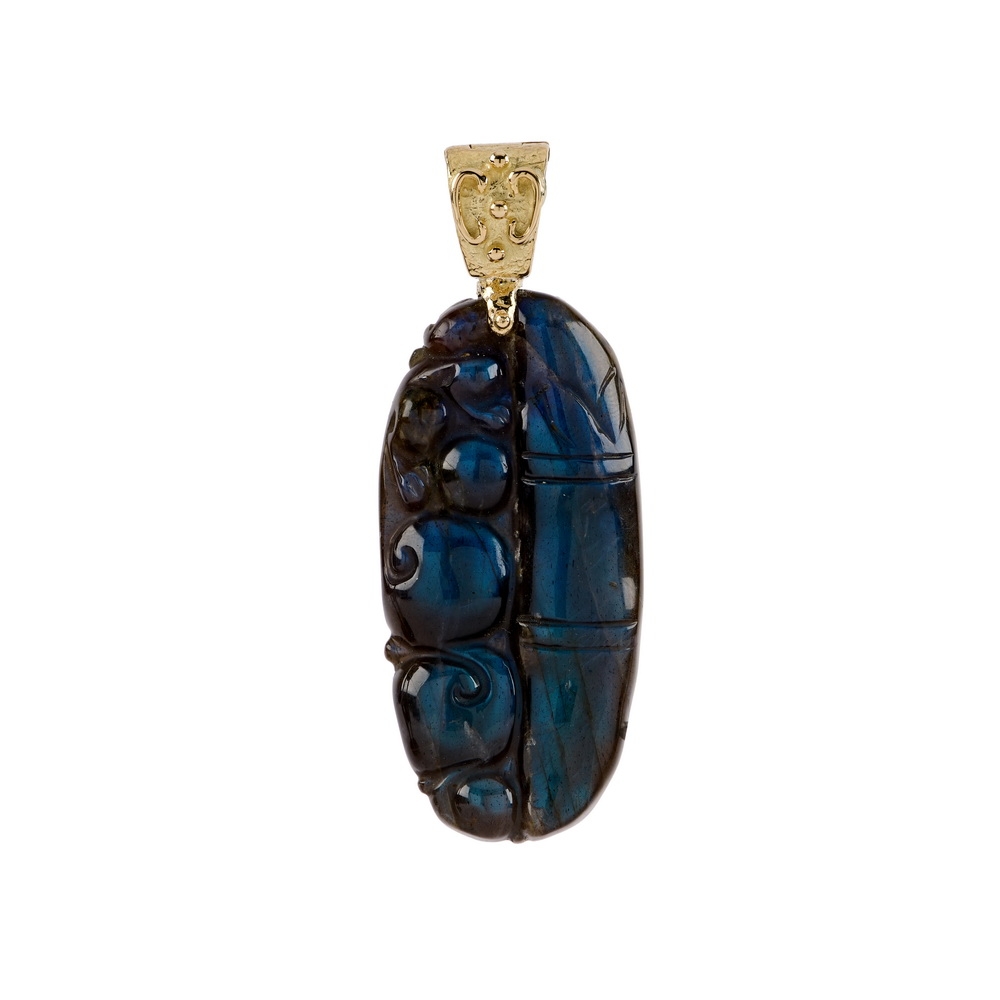 Labradorite Carved Pendant D-1493-17308,_Labradorite_Carved_Pendant_w_Med_“Chinati”_Bail.jpg