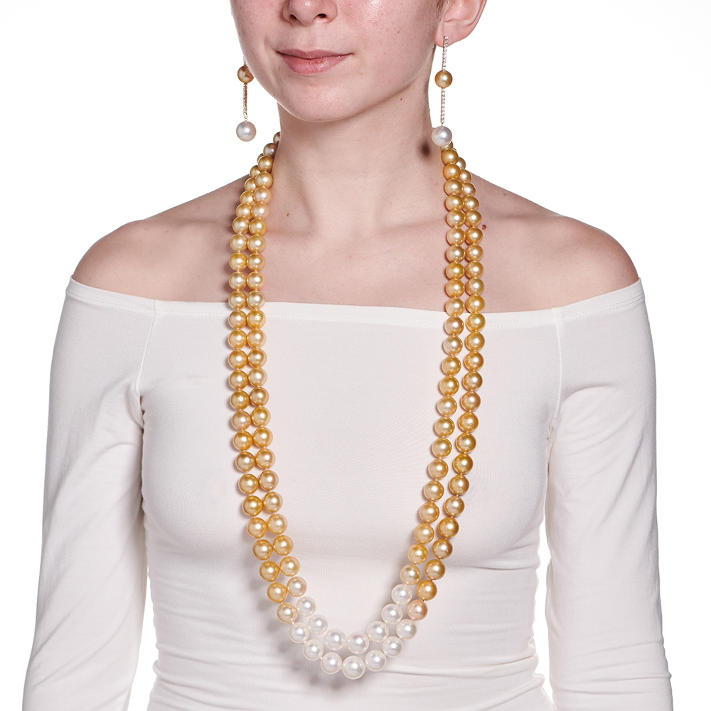 Pearl Necklace with Diamond Clasp E-1646_N-2112_on_model.jpg
