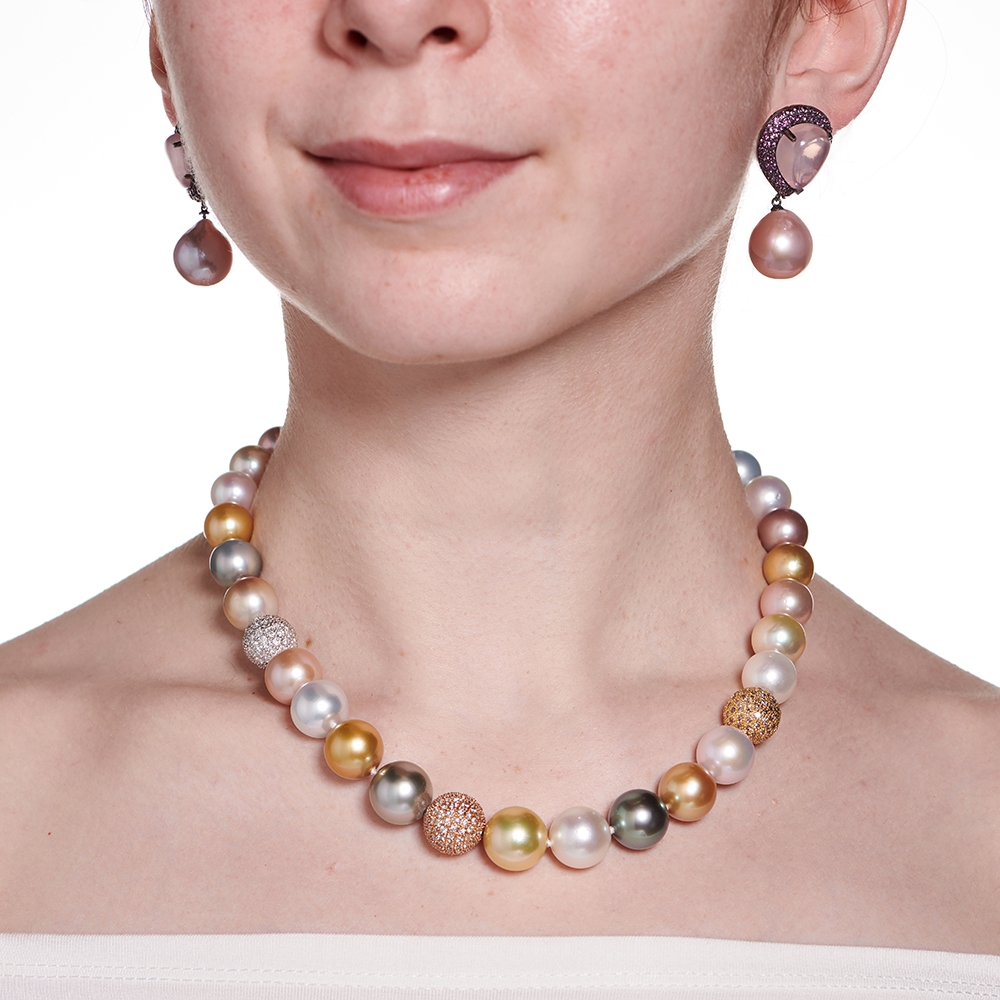 Quartz, Sapphire and Pearl Earrings E-1664-0000_N-2113_on_model.jpg