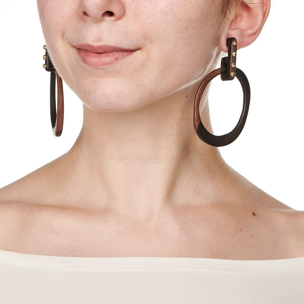 Ebony and Maple Loop Earrings E-1694-15339_on_model.jpg
