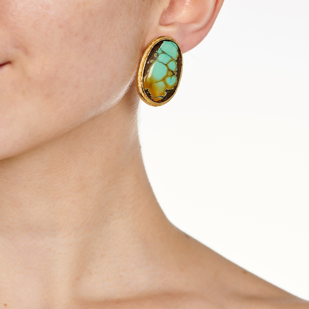Turquoise Cabochon Earrings E-1729-15679_on_model.jpg