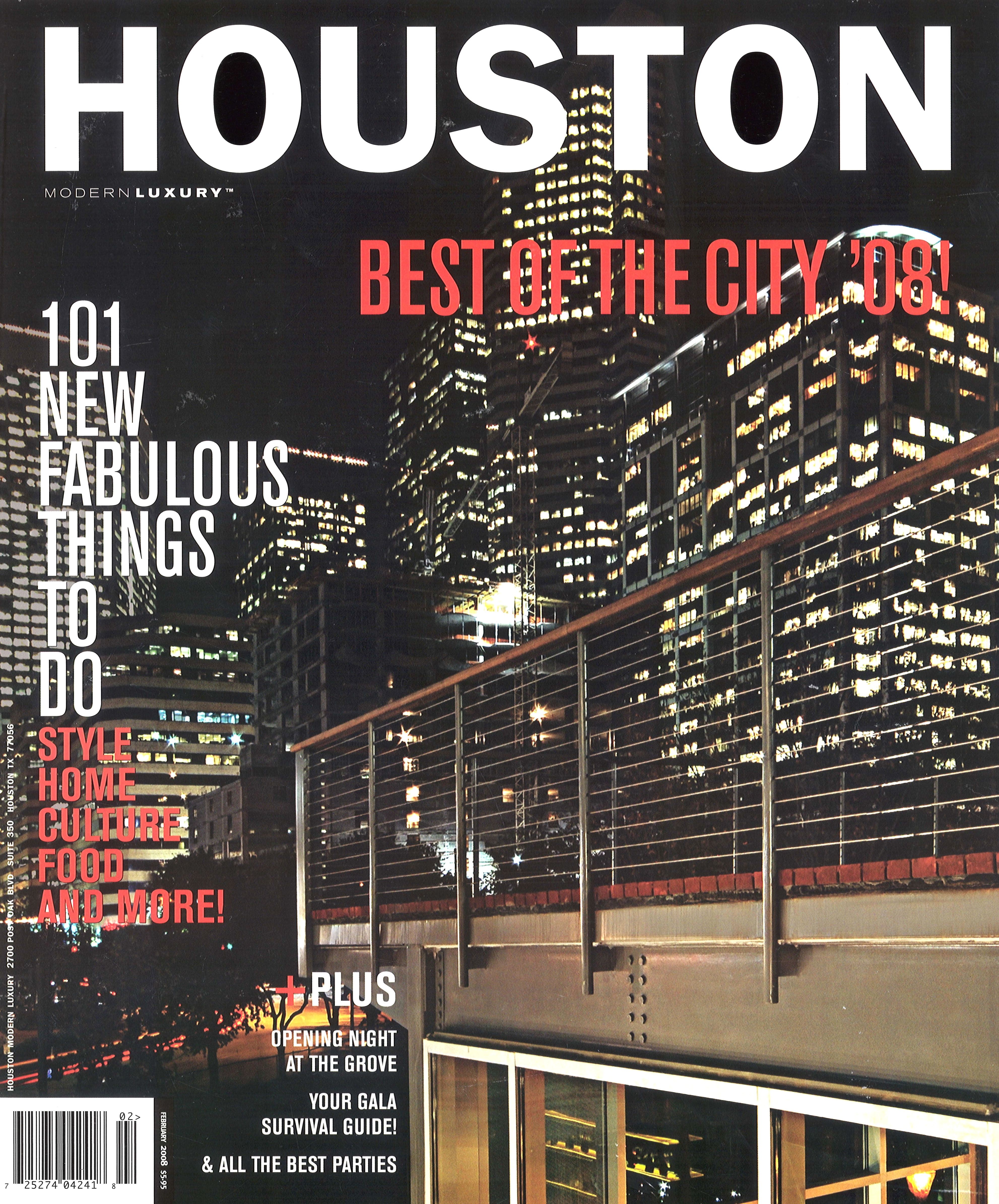 Houston Modern Luxury February 2008