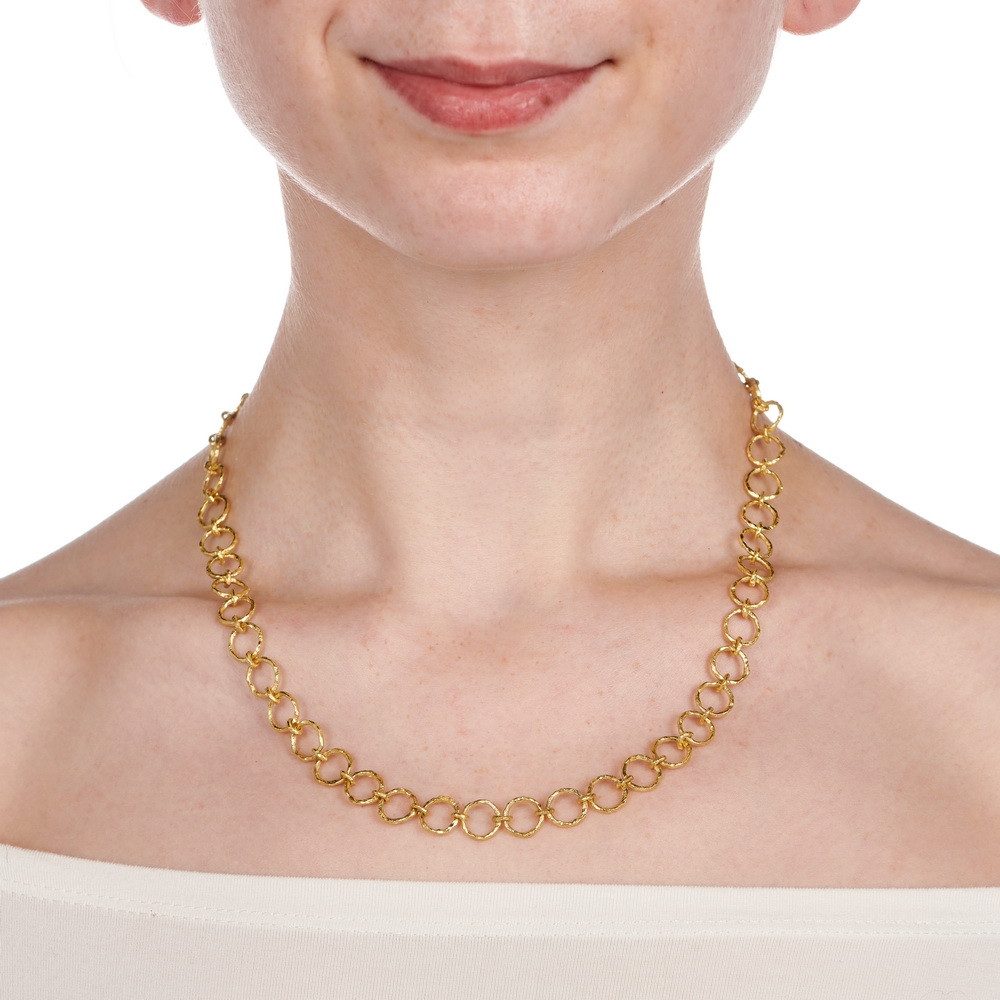 “Cappy” Link Necklace with Medium “S Hook” Clasp N-2246-16075_on_model.jpg