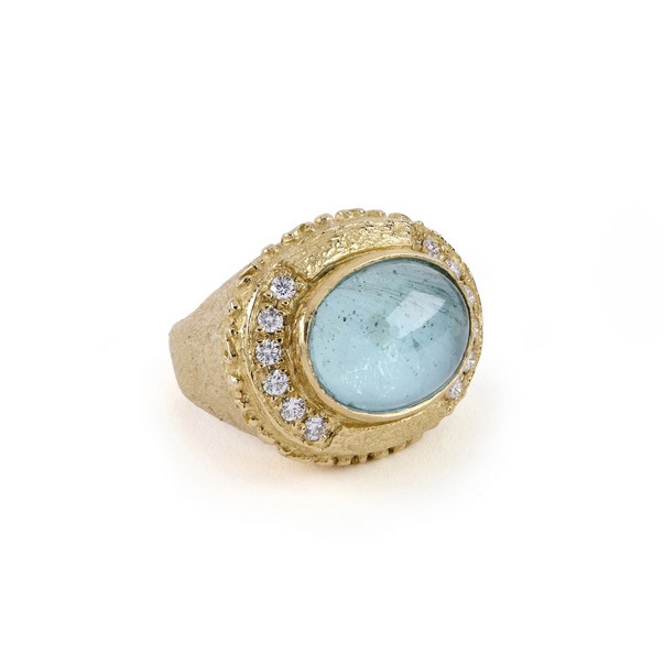 Cabochon Aquamarine Ring with Diamonds R-1711-16919,_Dia,_Cab_Aqua_Ring.jpg