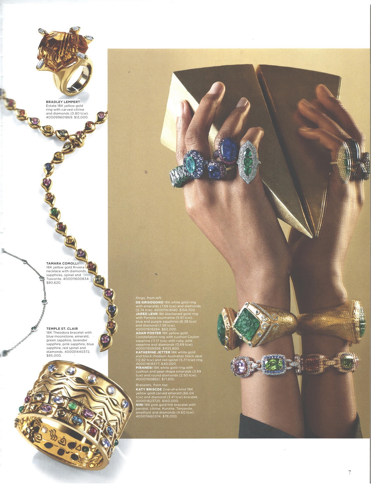 Saks Fifth Avenue Jewelry Catalog Fall 2019